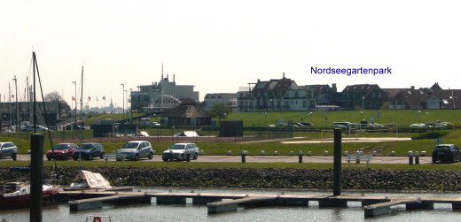 Nordseegartenpark Blick vom Hafen