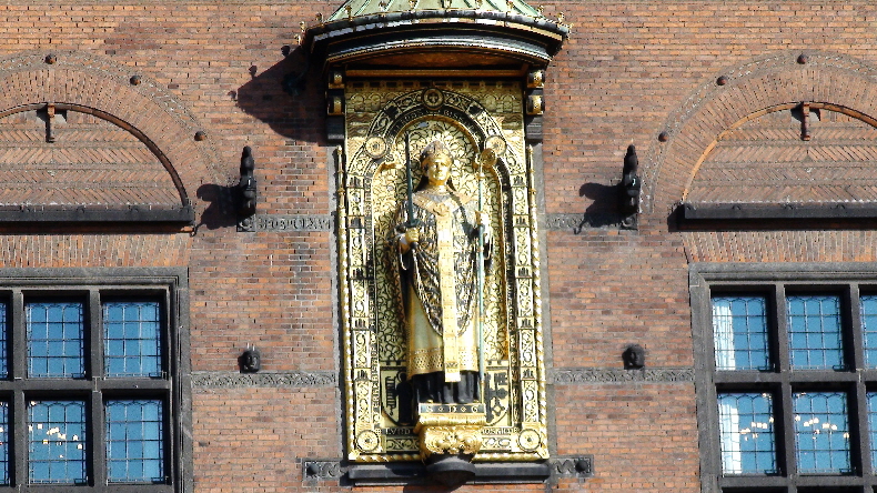 Rathausfigur Bischof Højbro