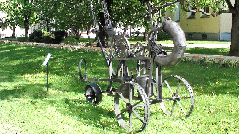 Caravan-Skulptur
