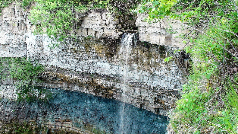 Wasserfall oben