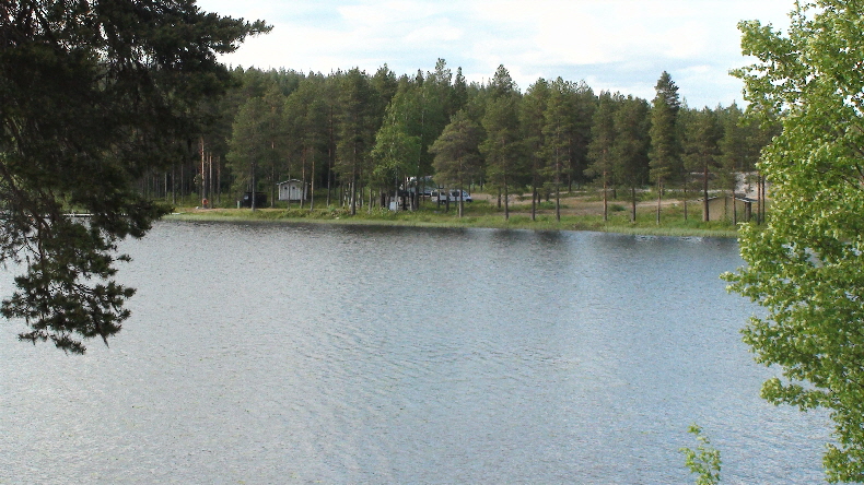 Blick vom Skihang