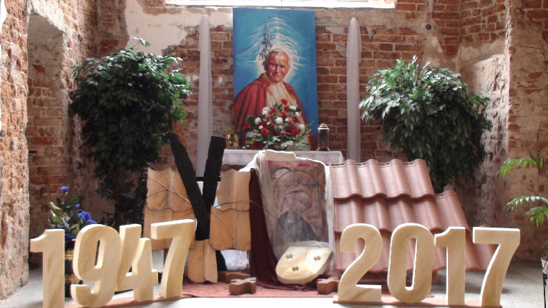 Katharinenkirche, Gedenken an den polnischen Pabst Johannes-Paul II