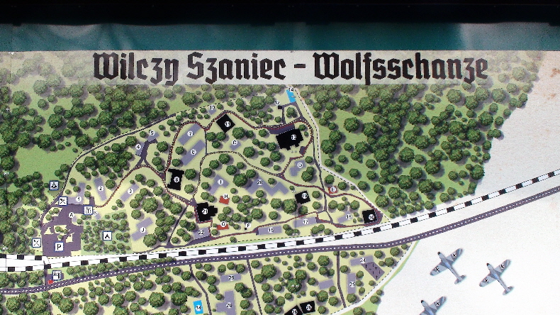 Wolfsschanze Skizze