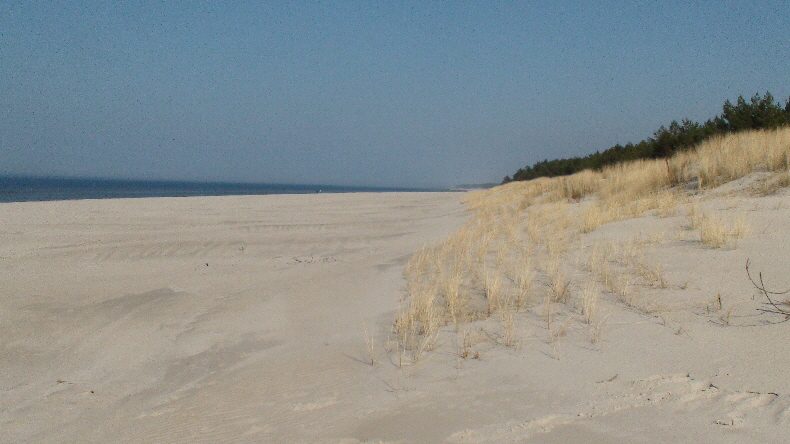 Ostseestrand Blick nach Osten