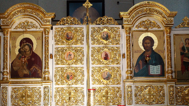 Innendetail der Smolny Kethedrale