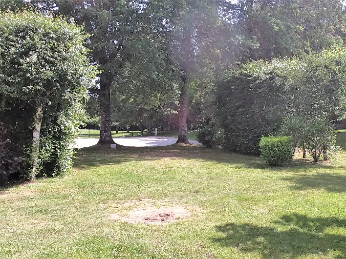 Bereits verlassener Stellplatz in Bellac