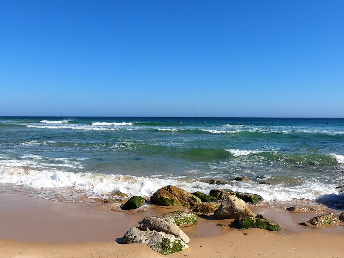 wartende Wellensurfer