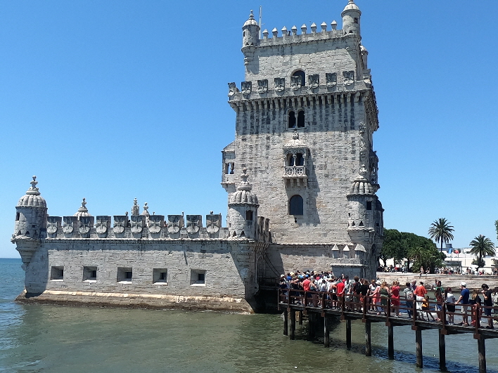 Torre de Belém, bis 1755 mitten im Rio Tejo