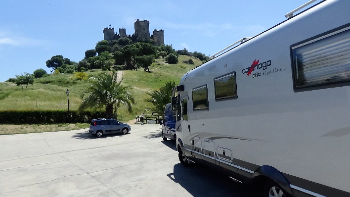 Ankunft beim Castillo de Almodóvar