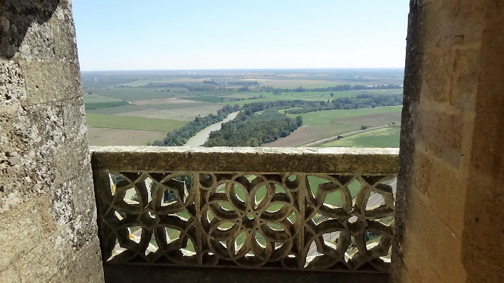 Blick vom Balkon