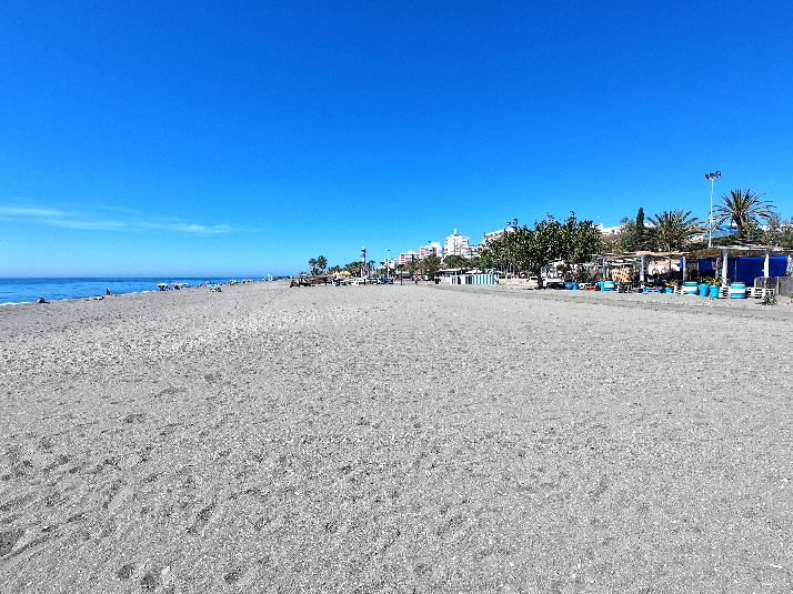 Torre del Mar Strand Richtung Westen