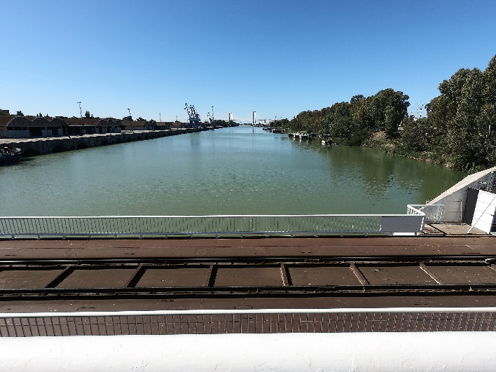 Canal del Alfonso, Abzweig vom Gualdalquivir