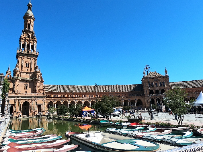 Teil des Plaza de España